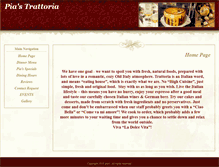 Tablet Screenshot of piastrattoria.com